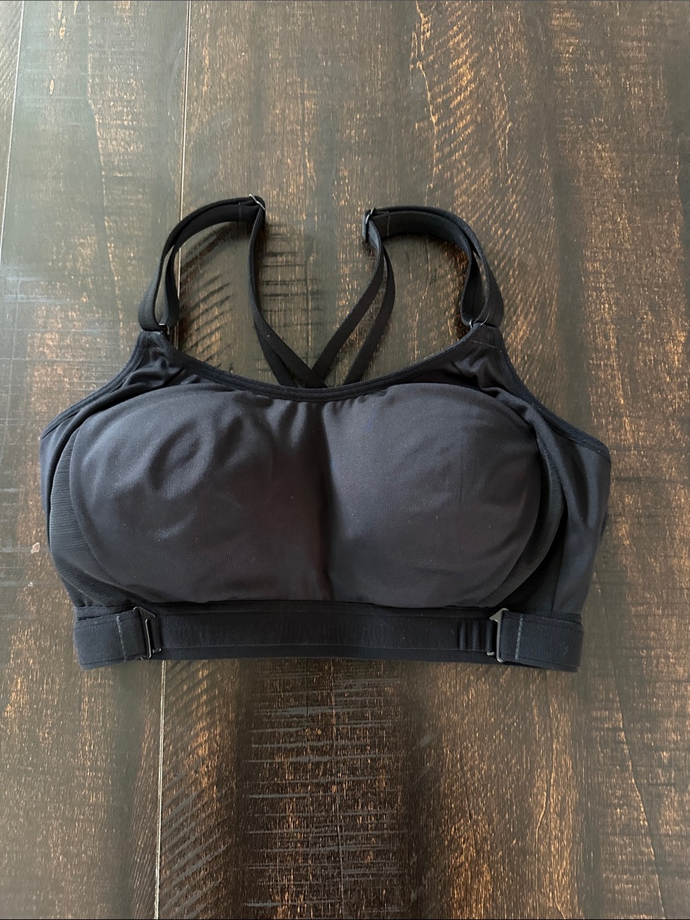 all in motion Black Adjustable Support Sports Bra